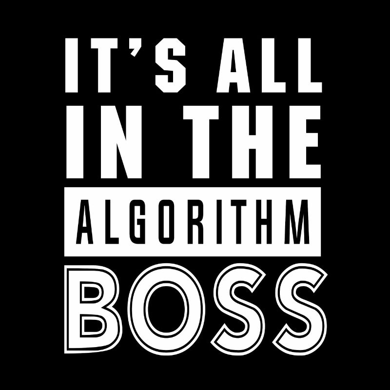 Tout dans le cadeau Algorithm Boss pour les geeks informatiques