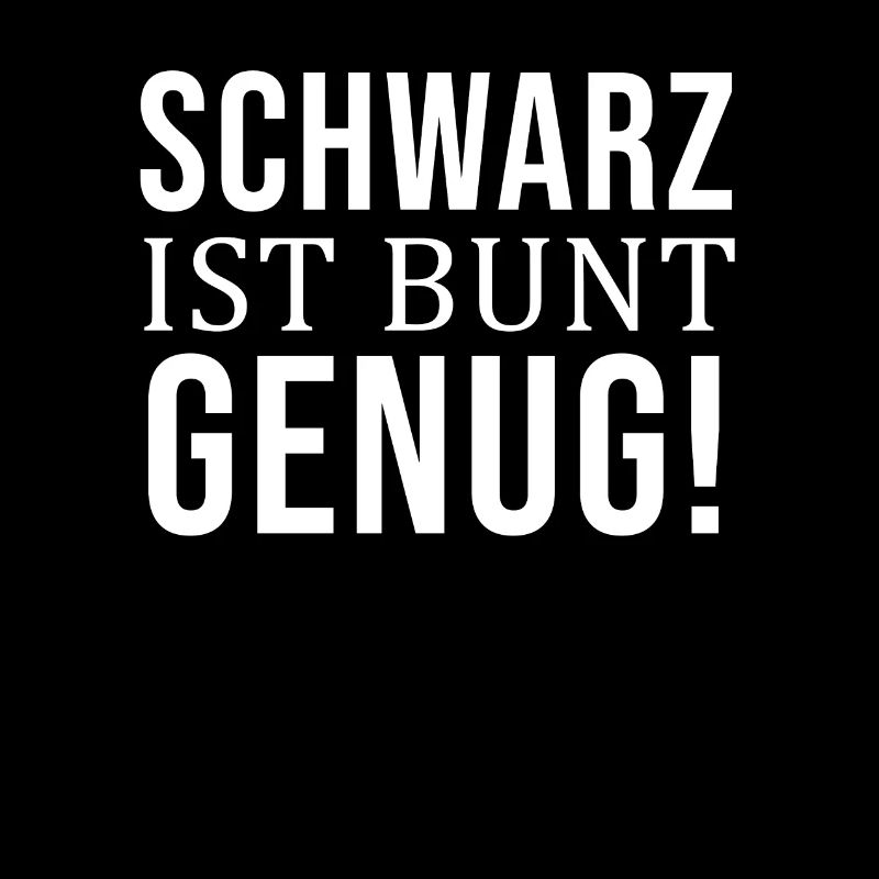 Black is colorful enough