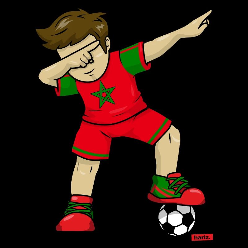 Soccer Dab Dabbing Morocco HARIZ Soccer Dab Da