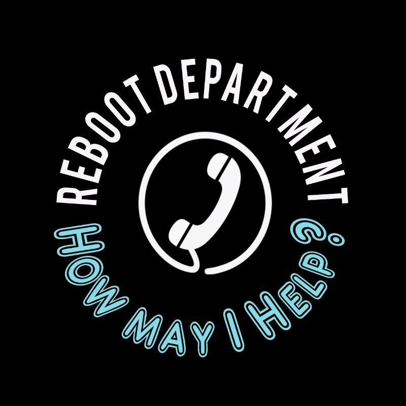 Funny Reboot Department IT computer gift