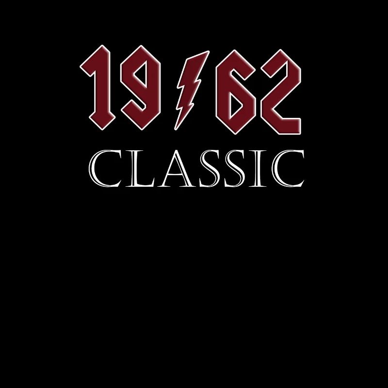 Top 1962 Geburtstag Rock Classic Geschenk Design