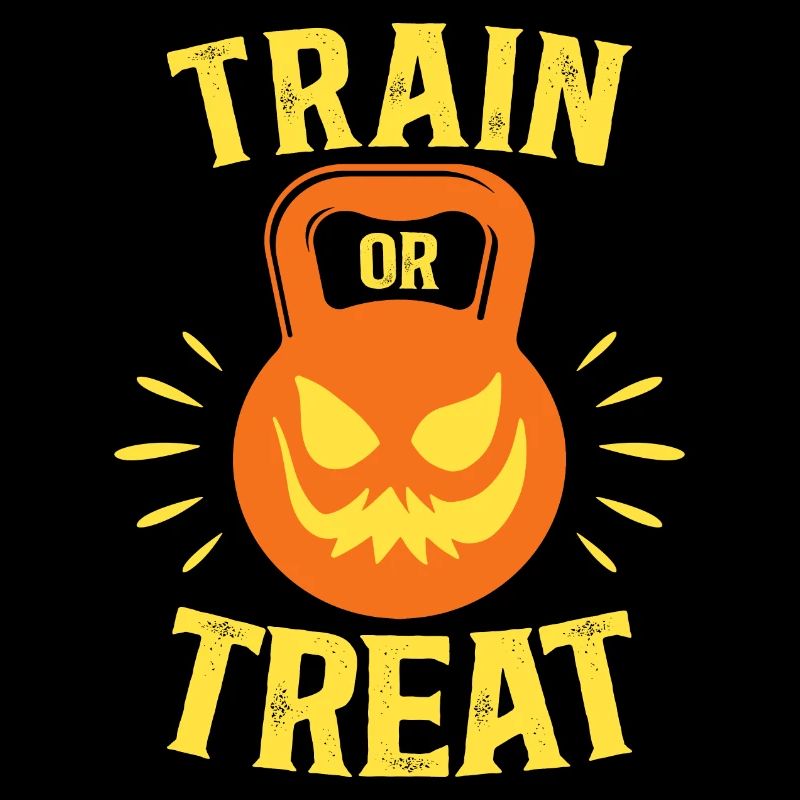 Trainieren oder behandeln Sie Sport Bodybuilding Sport Halloween