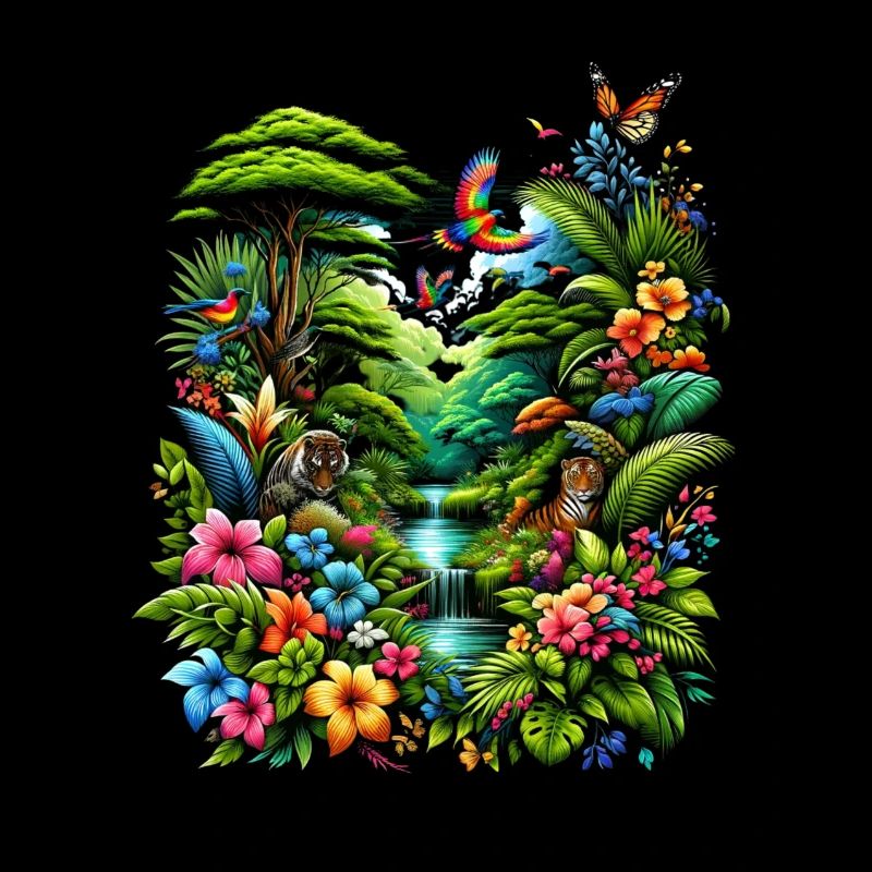 Nature luxuriante