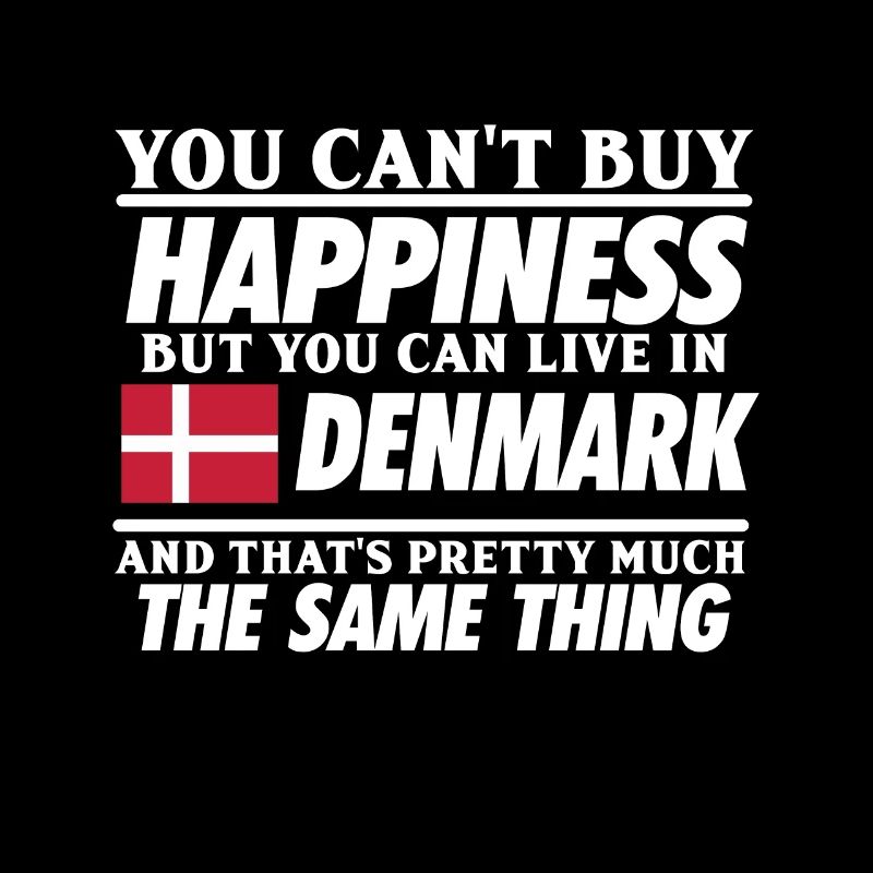 Happy in Denmark home pride gift