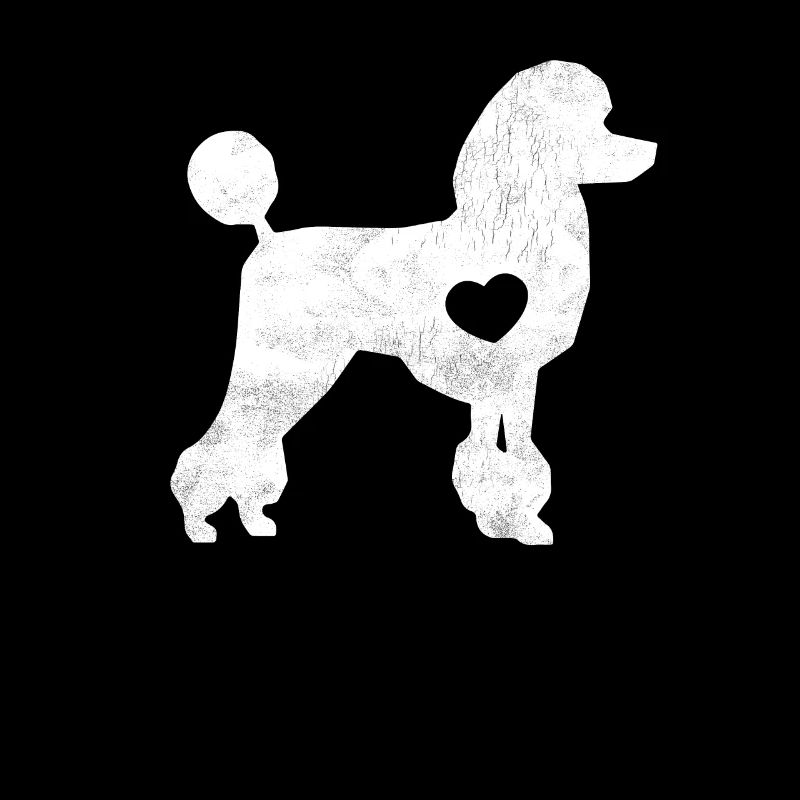 J’aime mon caniche Caniche Caniche Amant Cadeaux Chien Propriétaire d’animaux de compagnie