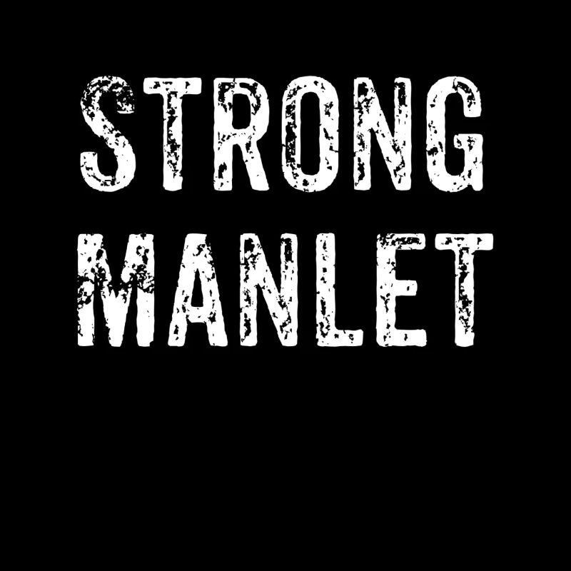 Manlet Meme Dice Strongman Muscle Package Gift