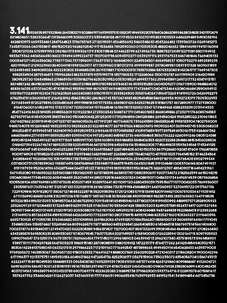 5000 chiffres de Pi