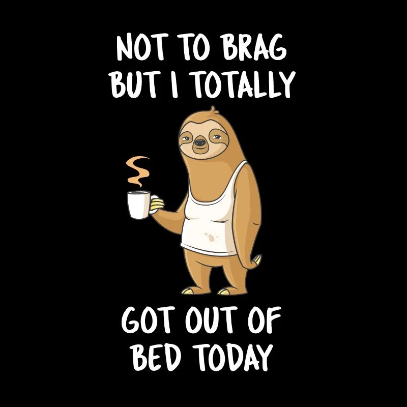 Faultier Sloth Geschenk Lustig Team Faul Pyjama