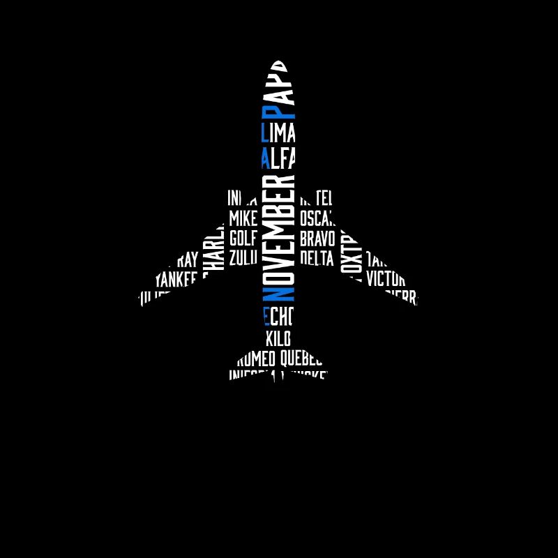 ICAO Luftfahrt Flieger Alphabet - Geschenkidee