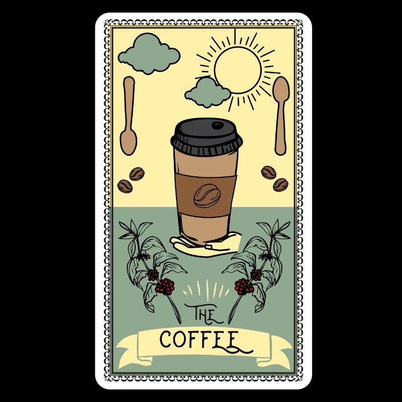Carte de tarot de café