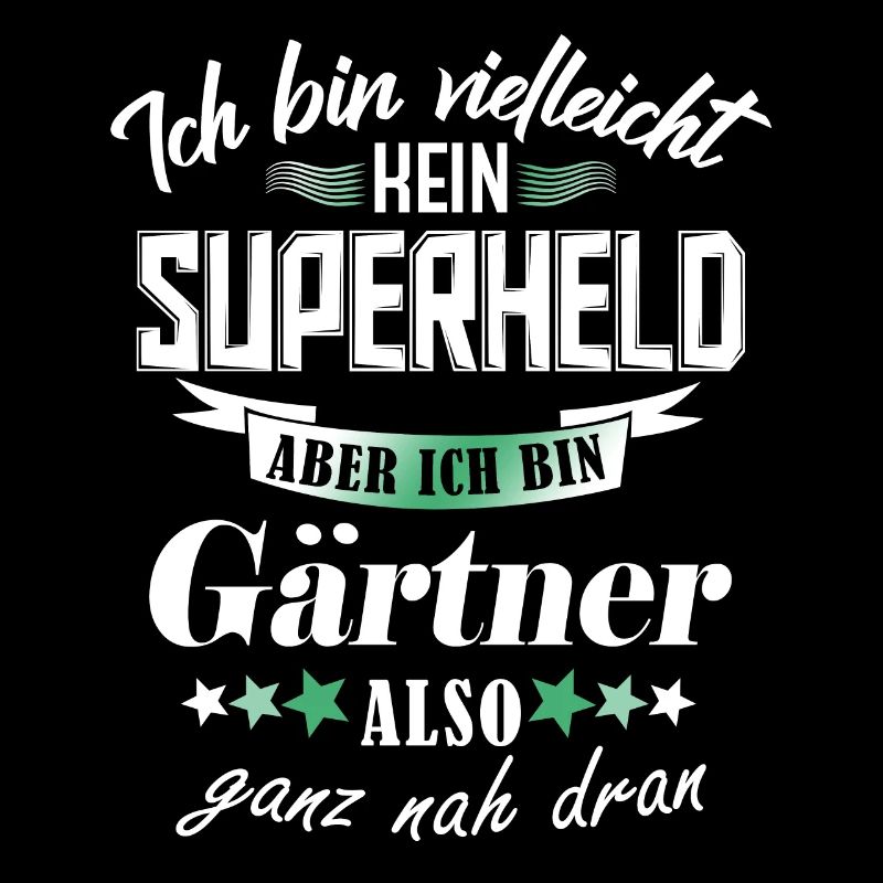 Superheld Gärtner