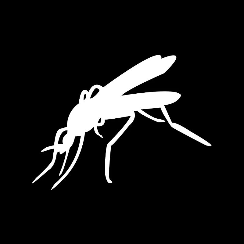Silhouette de moustiques de moustiques