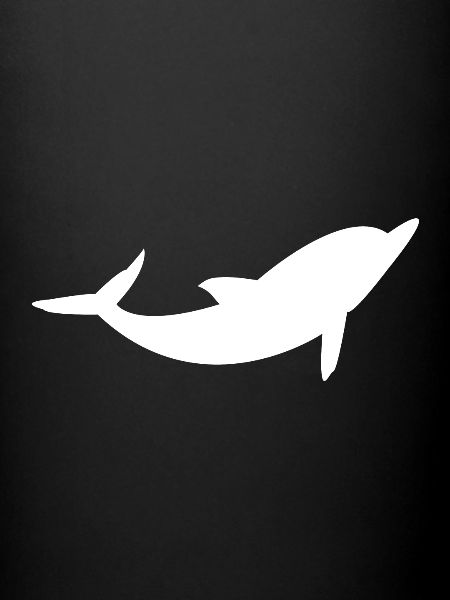Dolphin silhouette