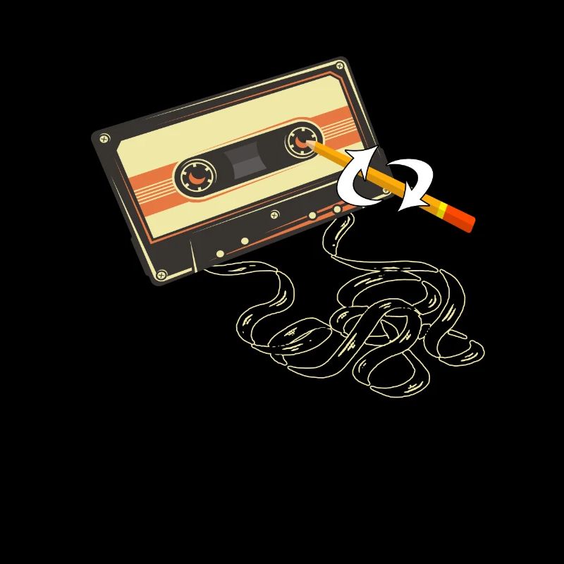 Funny cassette pen