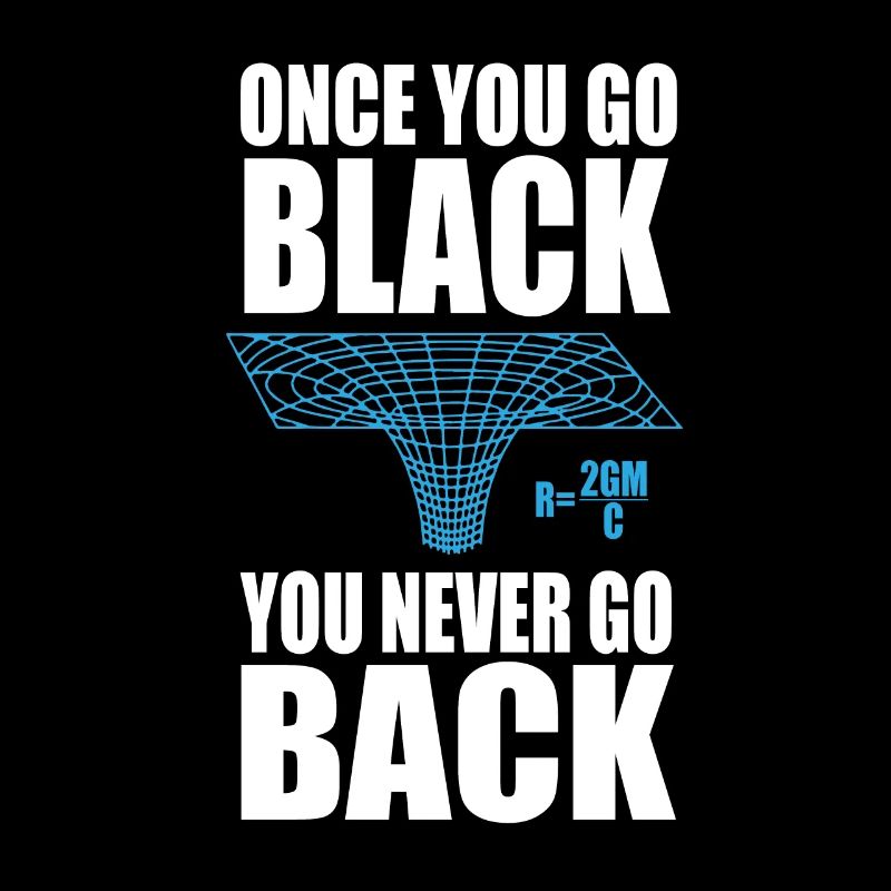 Cadeaux Black Hole Math Physics Sarcasm