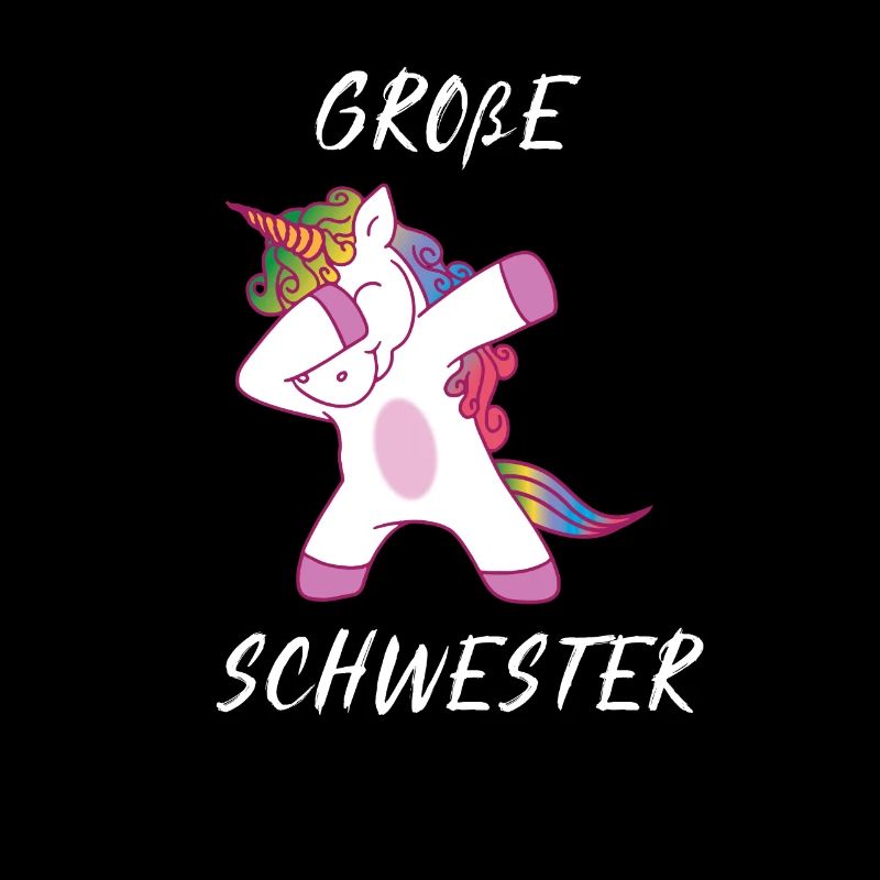 Große Schwester Einhorn Dab