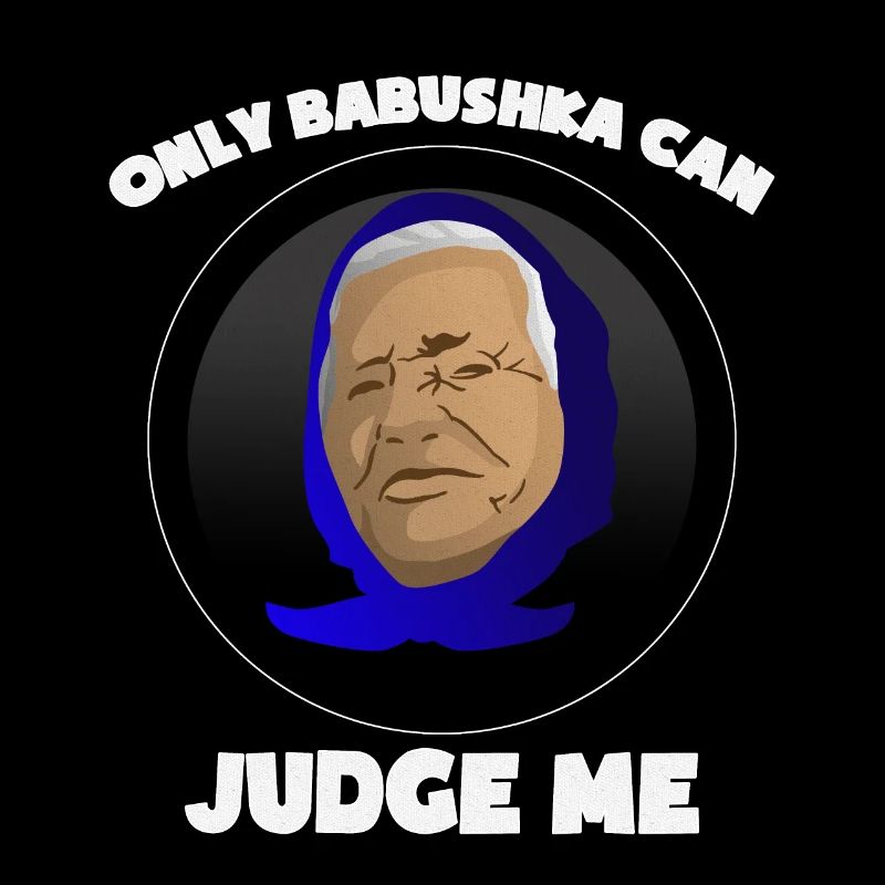 Funny babushka design russia gift idea