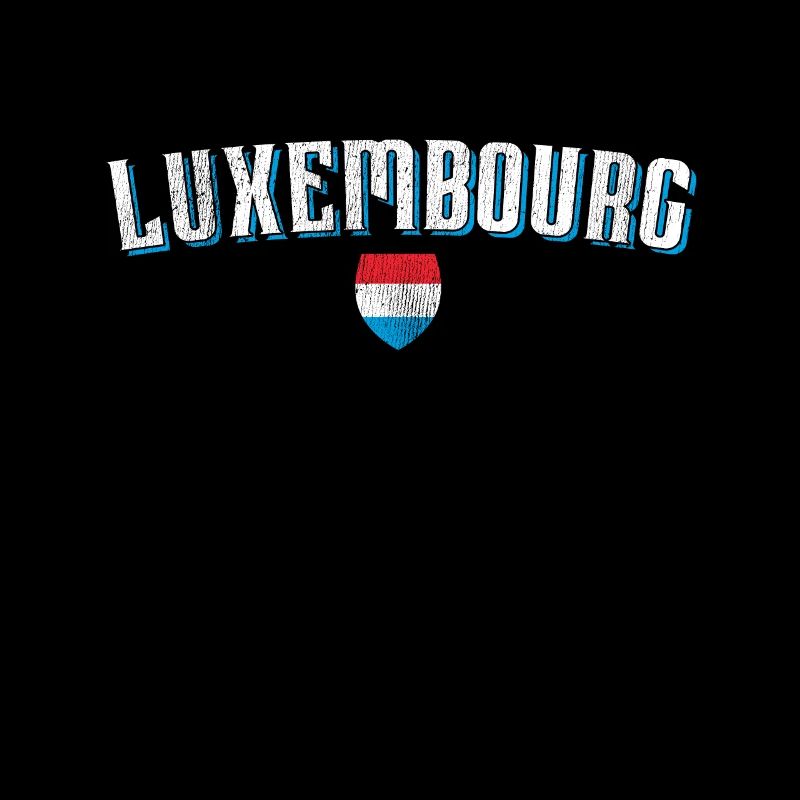 Impression luxembourgeoise | Graphique drapeau luxembourgeois