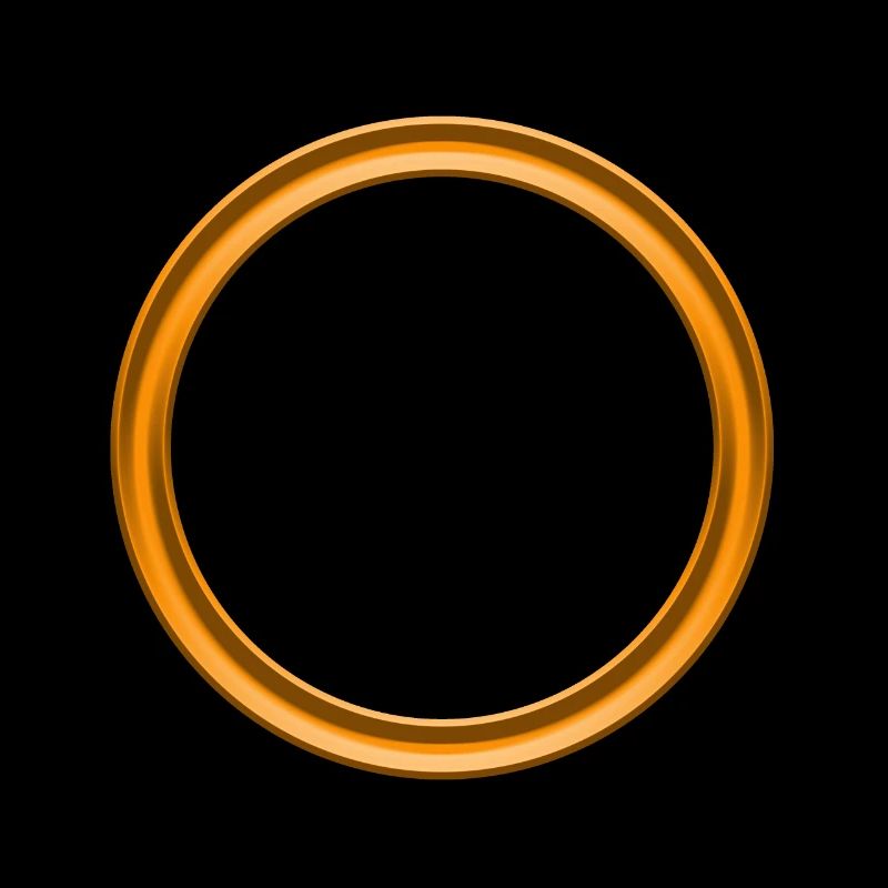 Bague orange