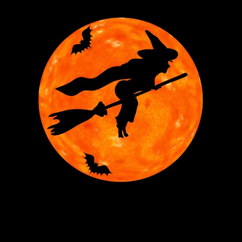 Hexe HALLOWEEN WITCH FLEDERMAUS