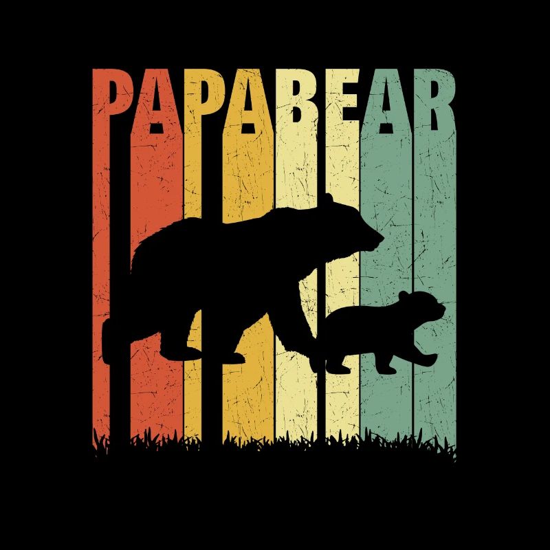 Papa ours Vintage