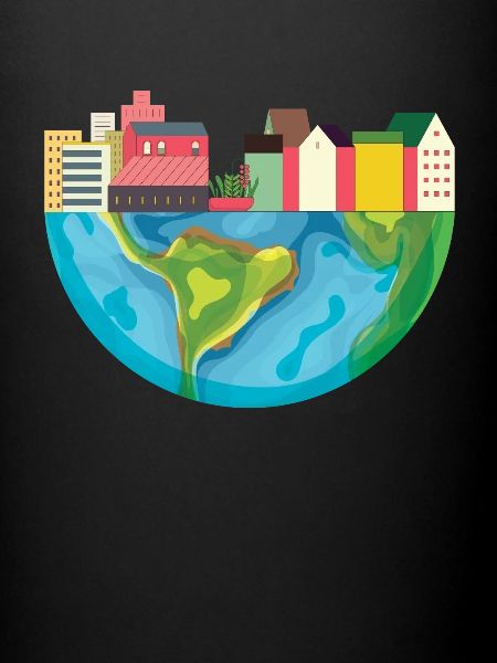 Globe terrestre ville