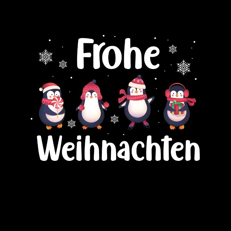 Frohe Weihnachten Pinguine Pinguin