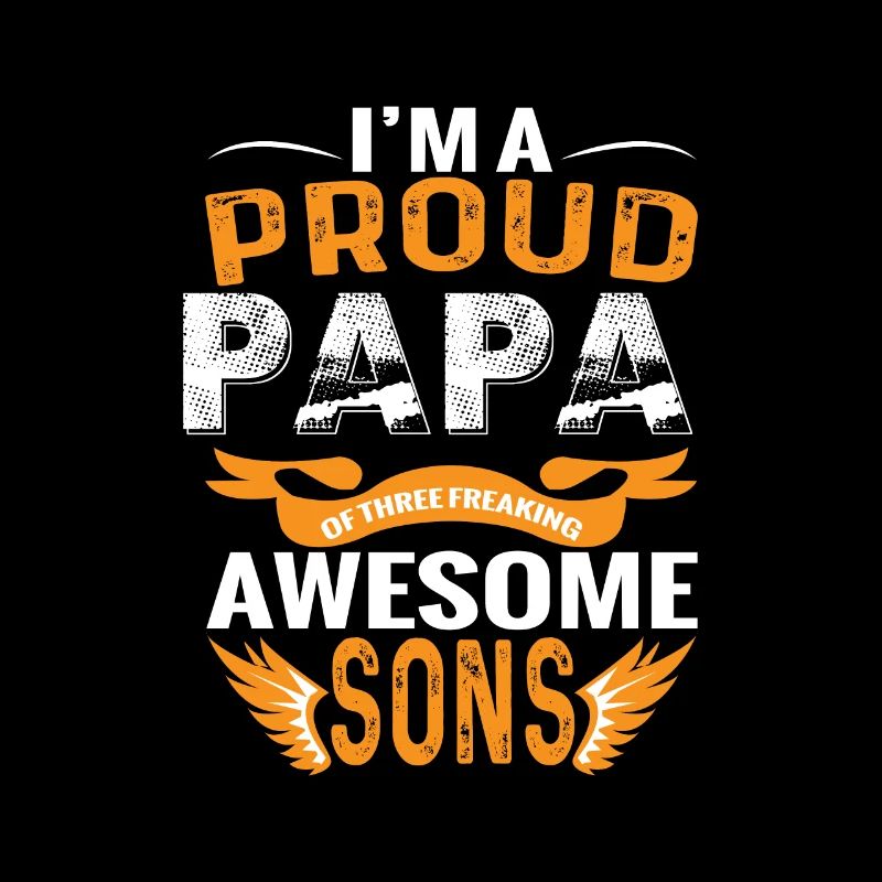 Stolzer Papa von 3 Kindern