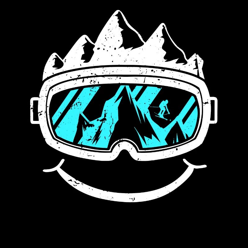 Snowboard Ski Urlaub Lächeln Apres Ski Geschenk