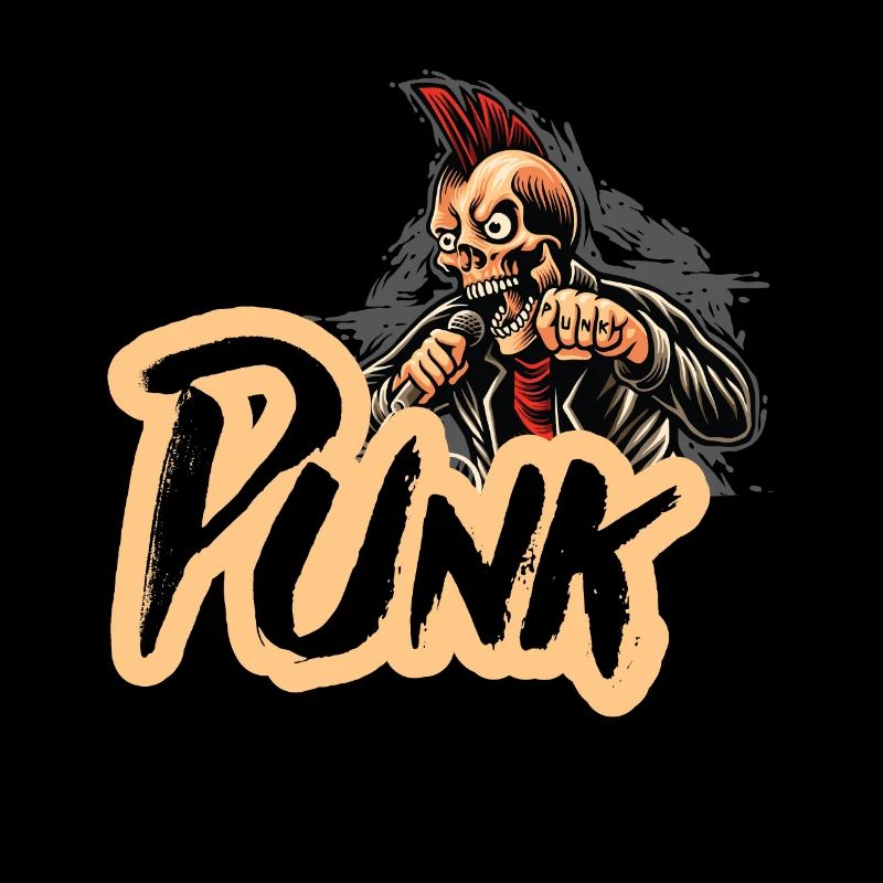 Punk Punker Heavymetal Punkrock Gift