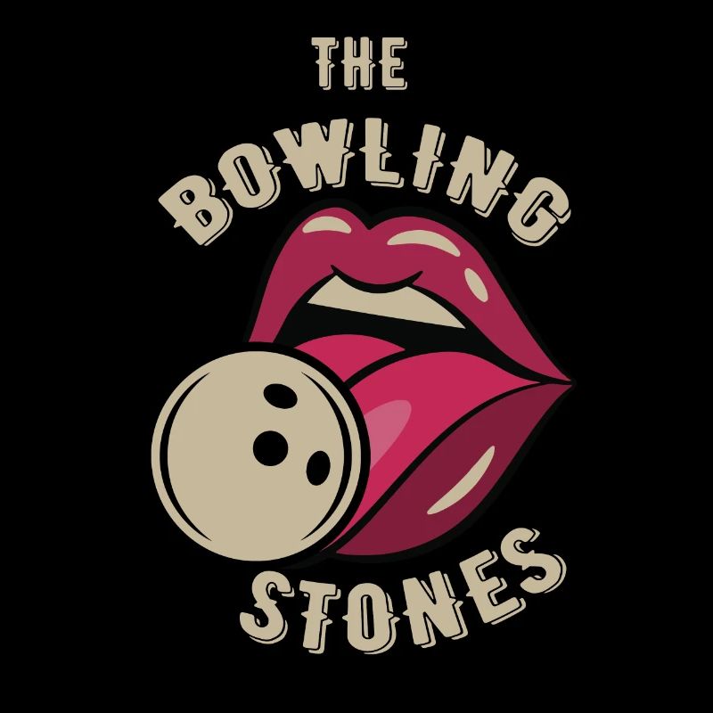 Funny Pun Bowling Stone