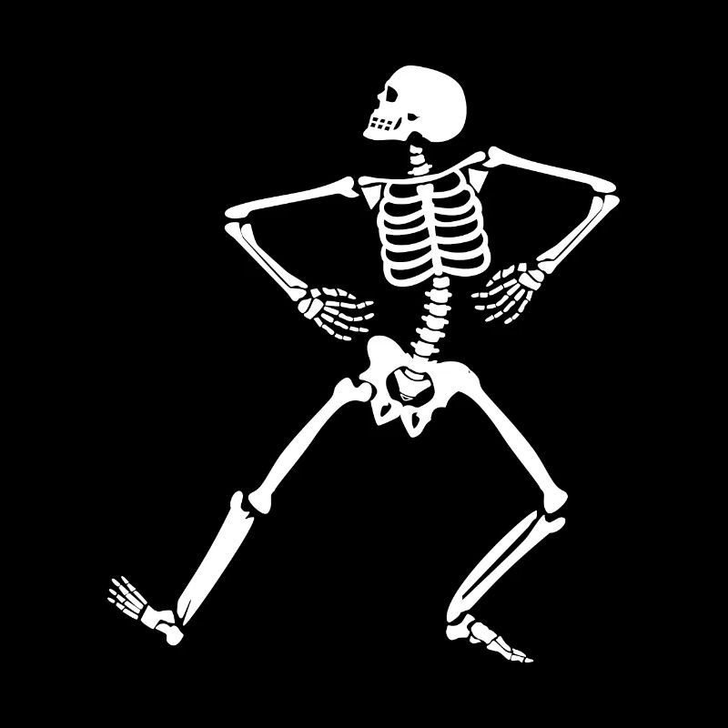 Squelette Danse Halloween