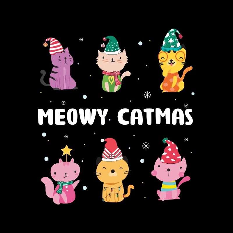 Cats Christmas Gift Funny Kitten