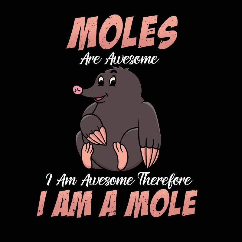 Nettes Fantastisches Mole sitzendes Geschenk