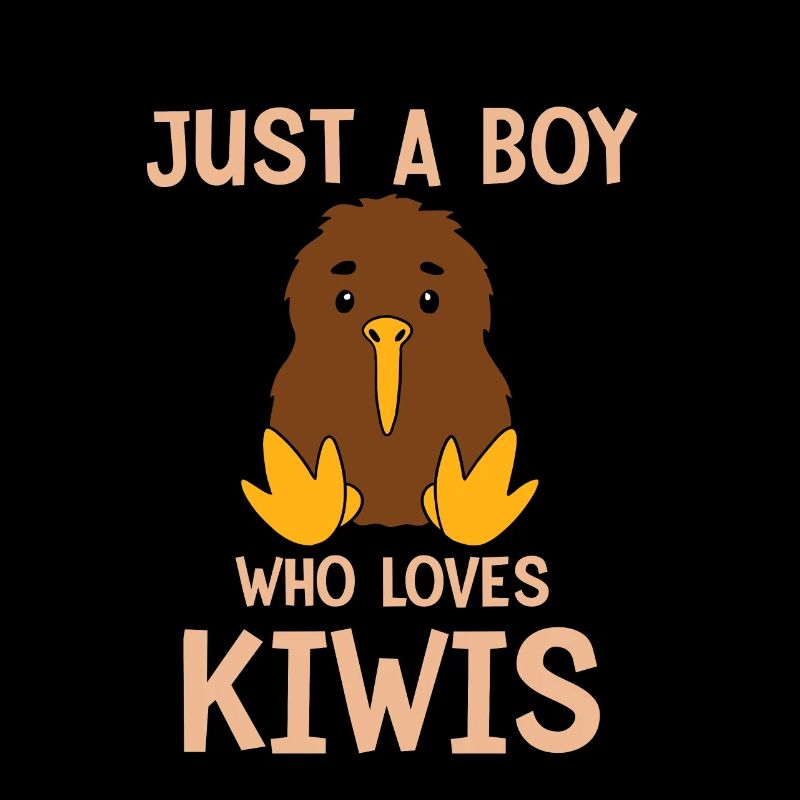 Netter Junge Der Kiwi geschenk Sitzt