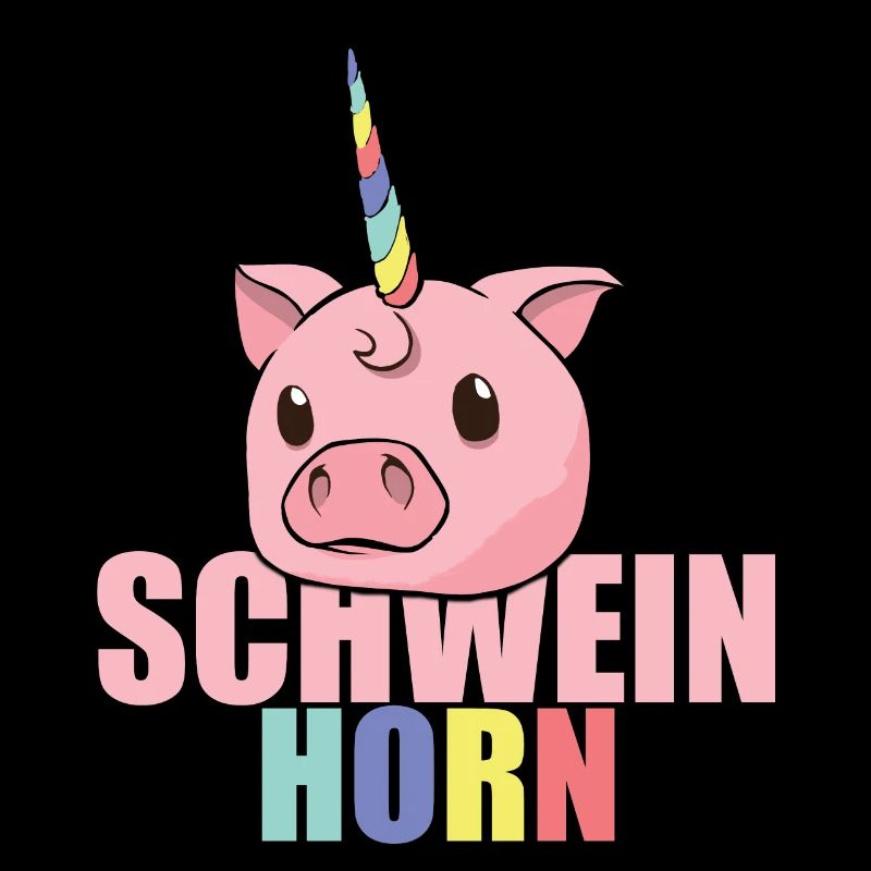 Déguisement de costume de cochon corne de licorne