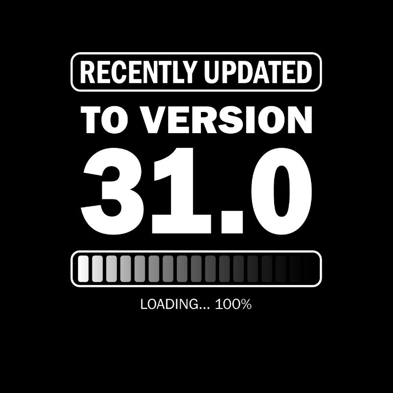 recently updated to version 31 - Gamer Birthday