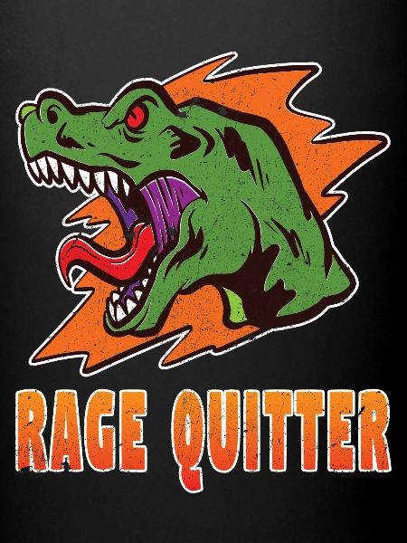Gamer Rage Quitte Dinosaur