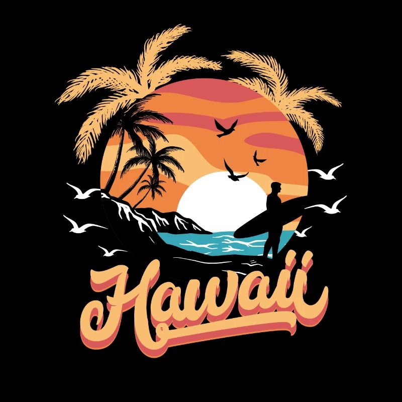 Hawaii Beach Hawaiian Vacation Surfer