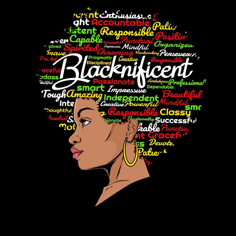 Schwarznificent juneteenth schwarzer Frau Blacknif