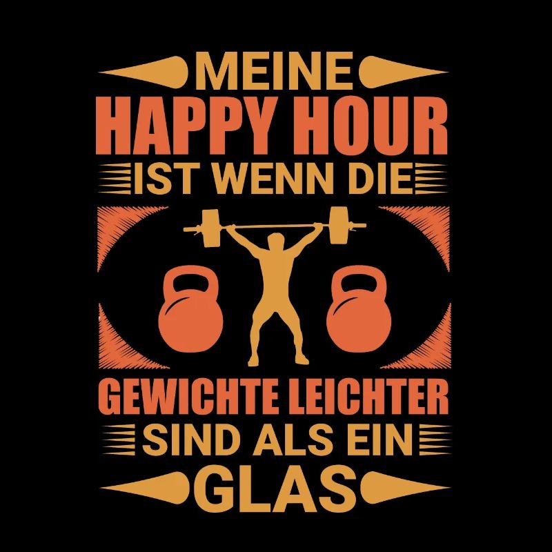 Happy Hour: Gewichte sind leichter als ein Glas