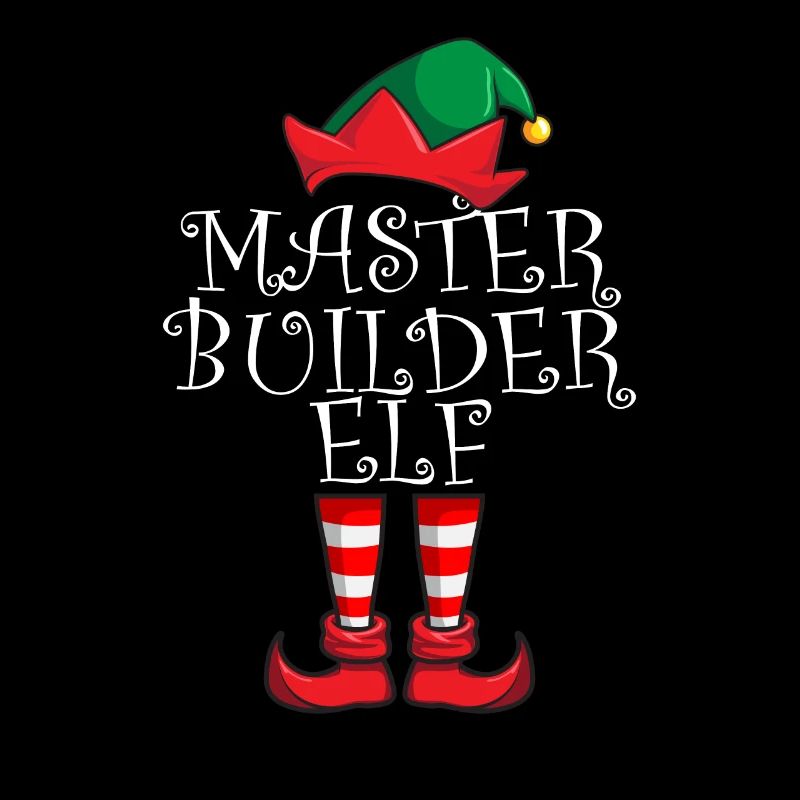 Master Builder Elf Matching Family Christmas Elf