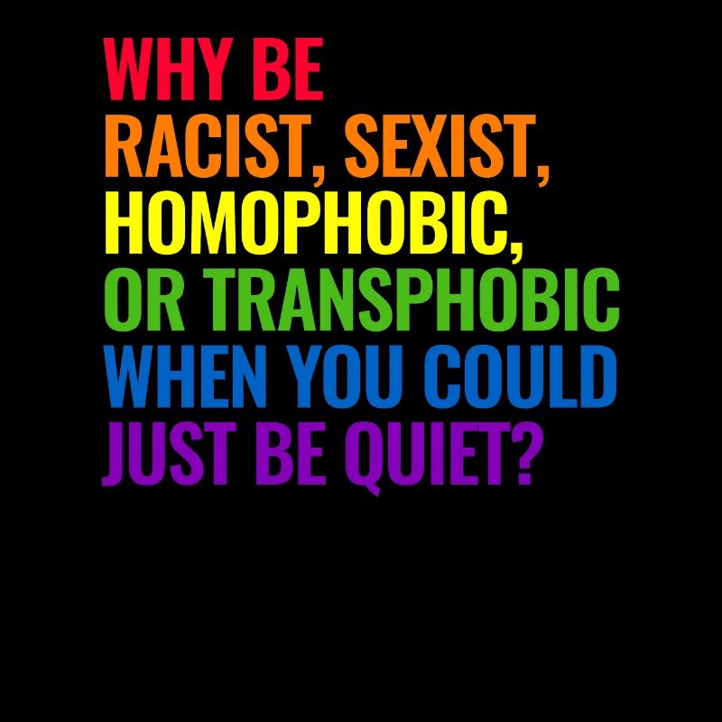 Warum rassistisch sexistisch homophob oder transph