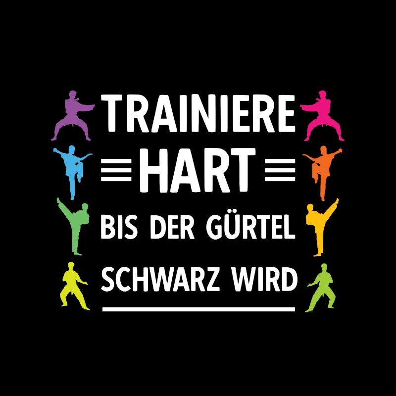 Karate Training Schwarzer Gürtel Lustiger Spruch