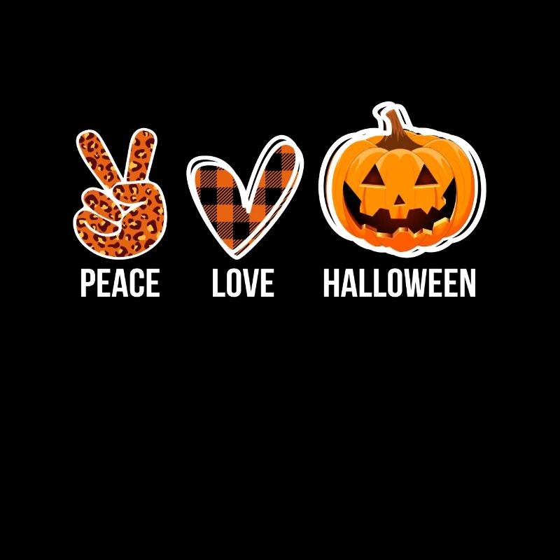 Peace Love Halloween