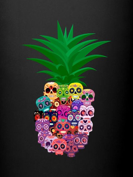 Calavera Ananas Halloween