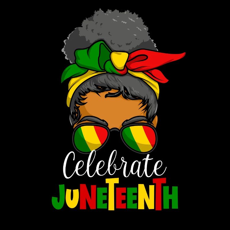Feiern Sie die schwarze Frau von Juneteenth Messyc