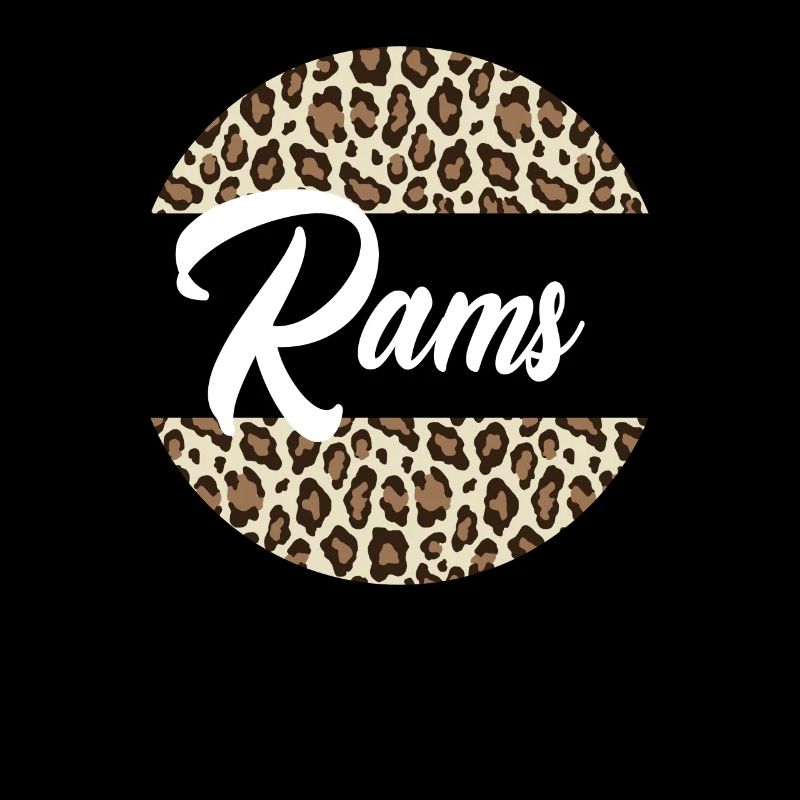 Rams High School Maskottchen Sportteam Frauen Rams