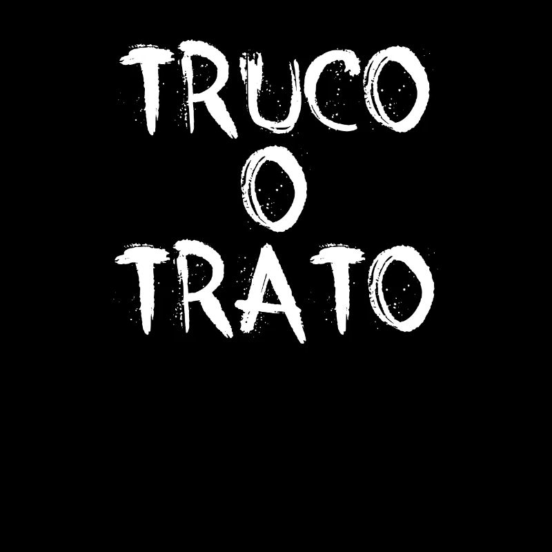 Truco o TRATO Spanische Halloween -Trick oder -gen