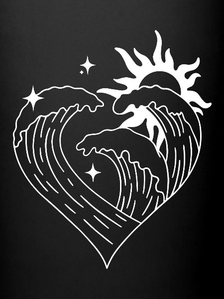 Sea Waves Heart